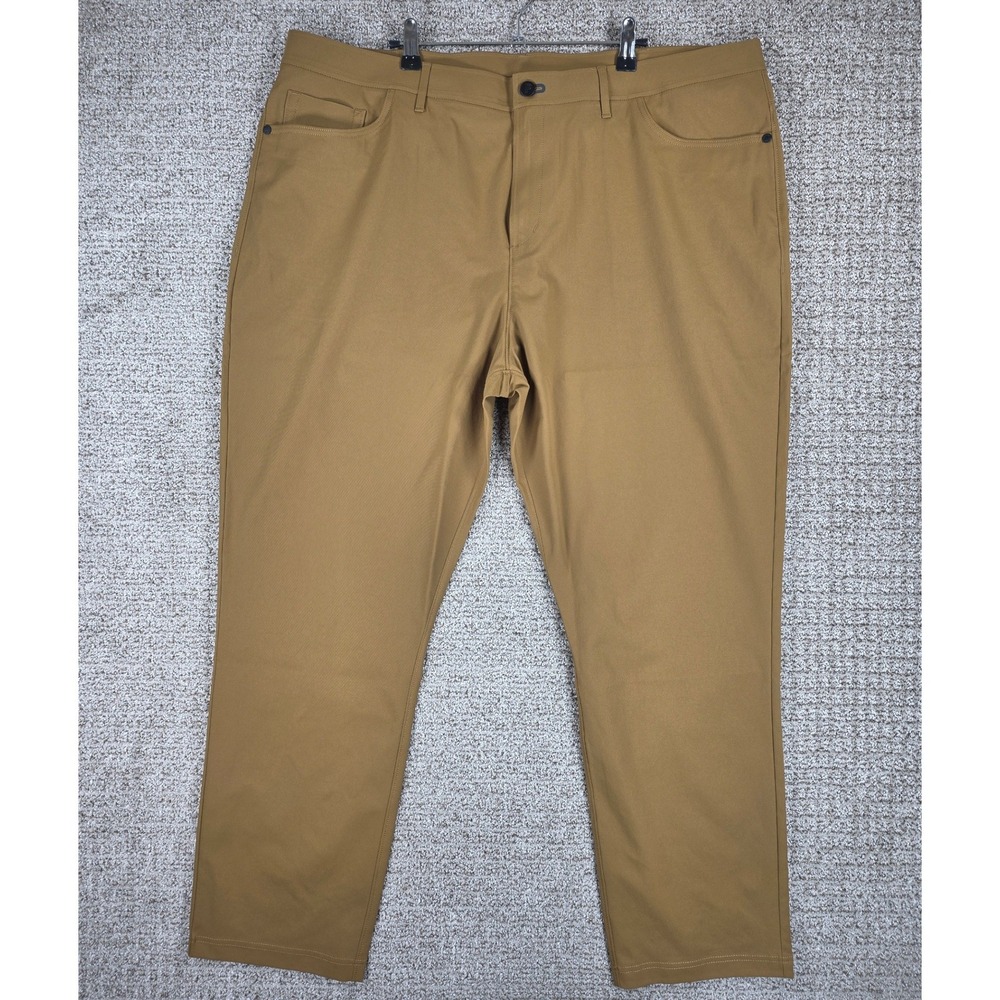 Public Rec Workday Pants Mens 44x32 Tan Beige Straight Leg Performance Casual